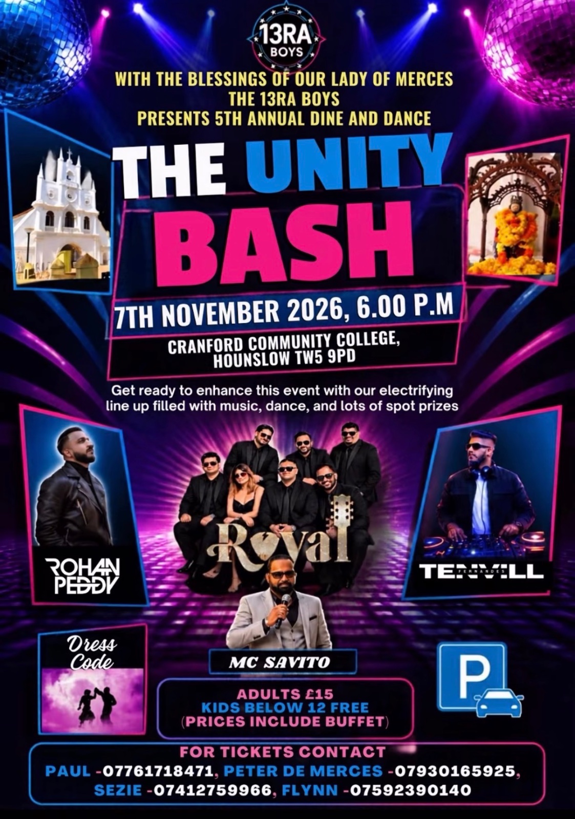 The Unity Bash flyer